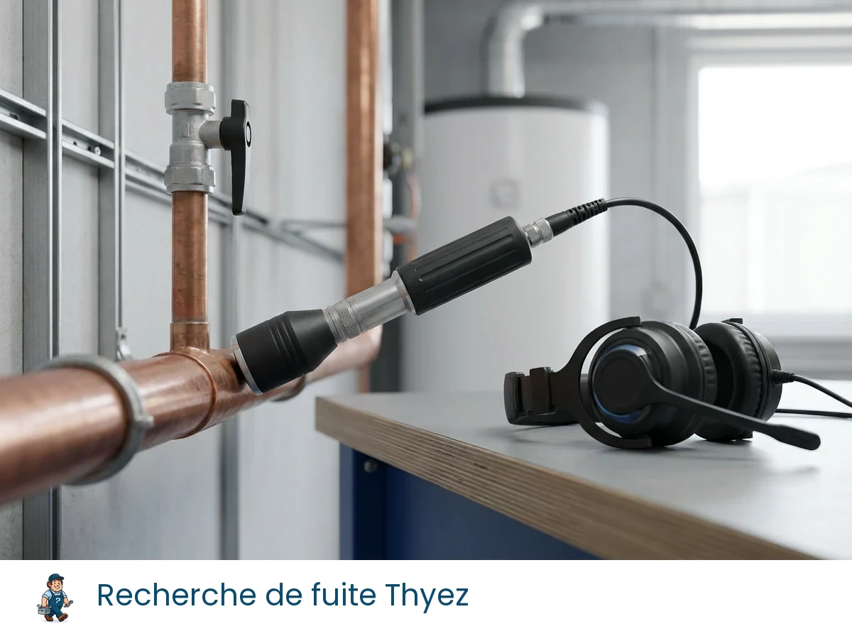 Recherche de fuite à Thyez