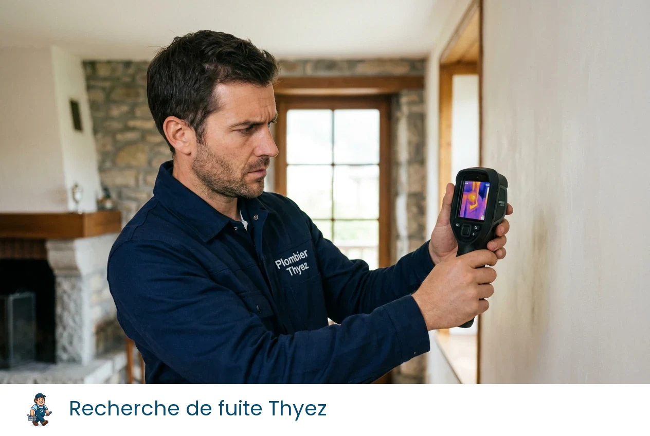 Recherche de fuite à Thyez