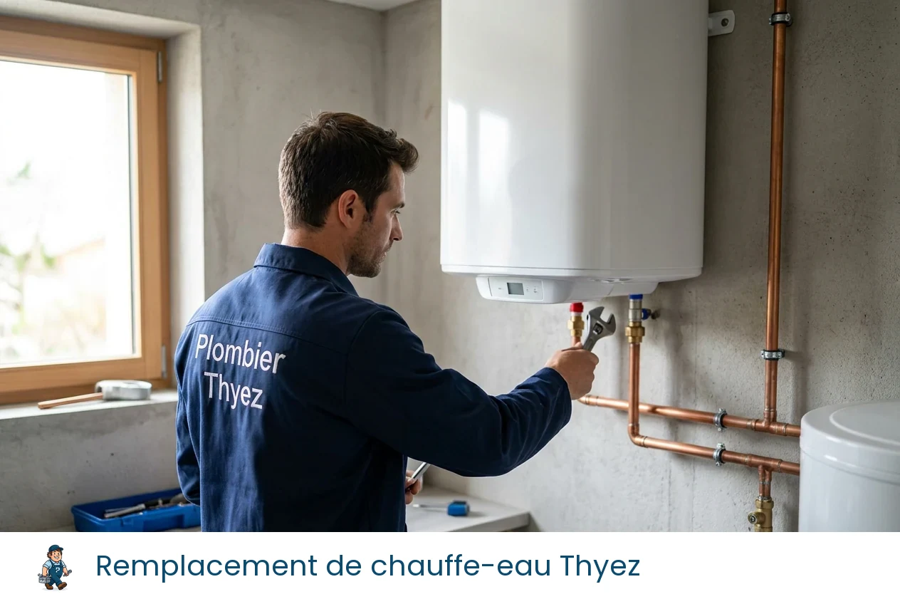 Remplacement de chauffe-eau à Thyez