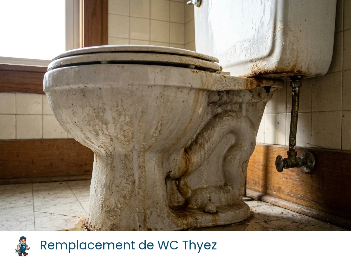 Remplacement de WC à Thyez